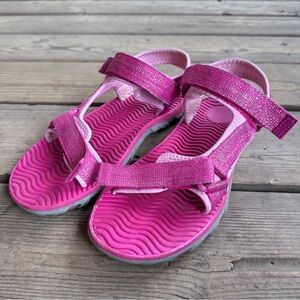 Pink Velcro Sandals